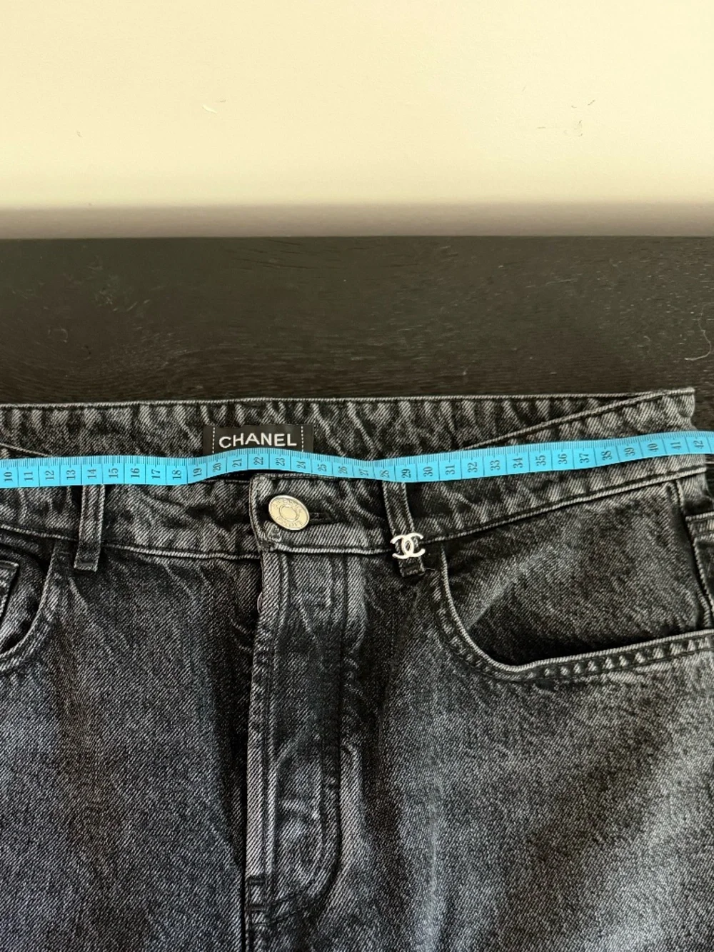 Chanel Metiers D'Art 2026 Black Denim Jean
